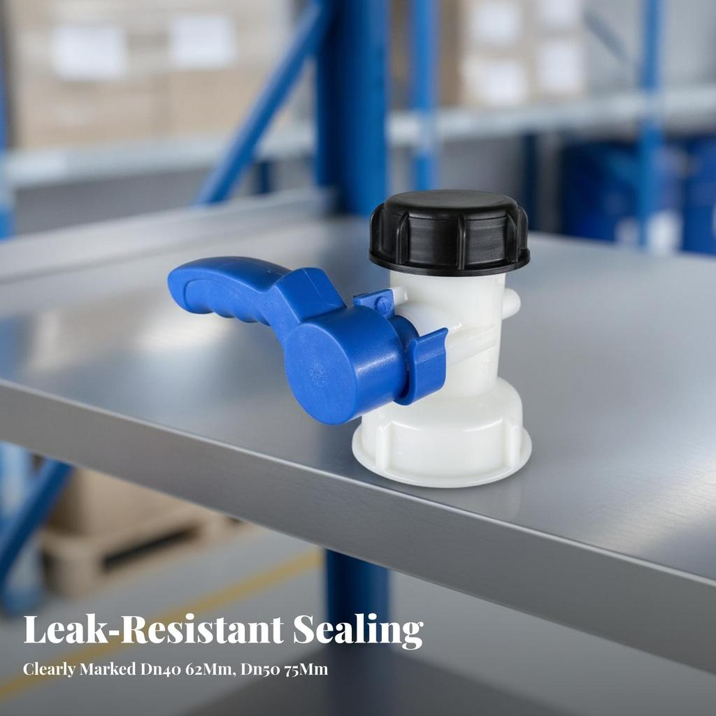 IBC Tote Butterfly Valve Leakproof Tank Heavy Duty