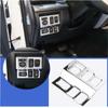 Carbon Fiber Car Headlight Switch Button Frame Cover Trim for Toyota Tundra 2014- Car Styling Interior Sticker