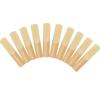 10Pcs Tenor Saxophone Reeds Musical Instrument Accessories for Beginners Wood Color