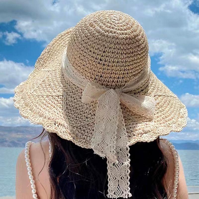 Women's Straw Hat Summer Sun Shading Hat Sun Shading Hat Tourism Vacation Beach Beach Hat