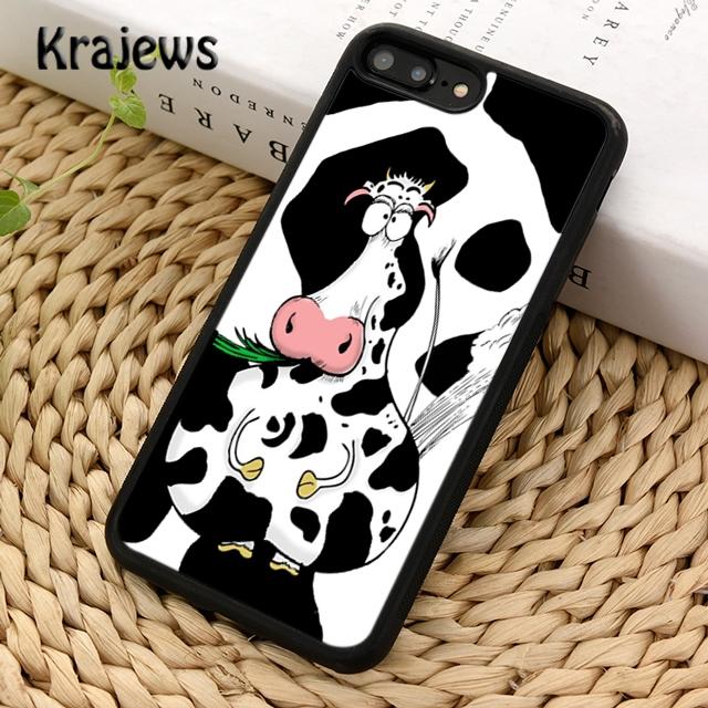 Cow cute spot cartoon print Phone Case Cover For iPhone 17 Air 16 15 14 plus 12 13 pro max coque Fundas