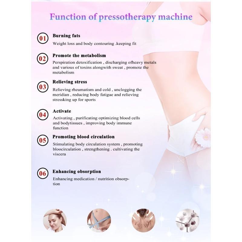 Travel/Outdoor Portable Massager - Electric Air Compression Socks for Leg Foot Detox