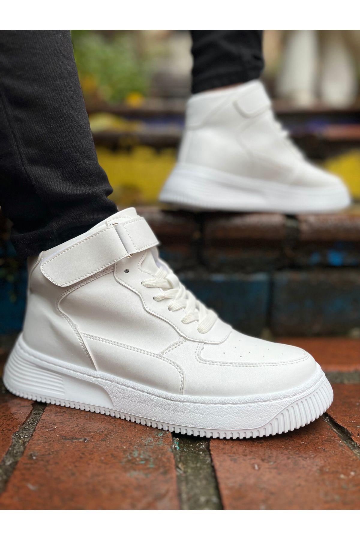 

Men s Fashion Textile Flat Heeled Boots Bootie Leon Boots Velcro Shoes 40