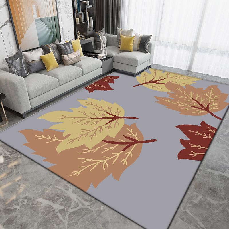 3D Flower Living Room Carpets Hallway Rug Non-slip Runner Carpet Pastoral Road Stair Mat