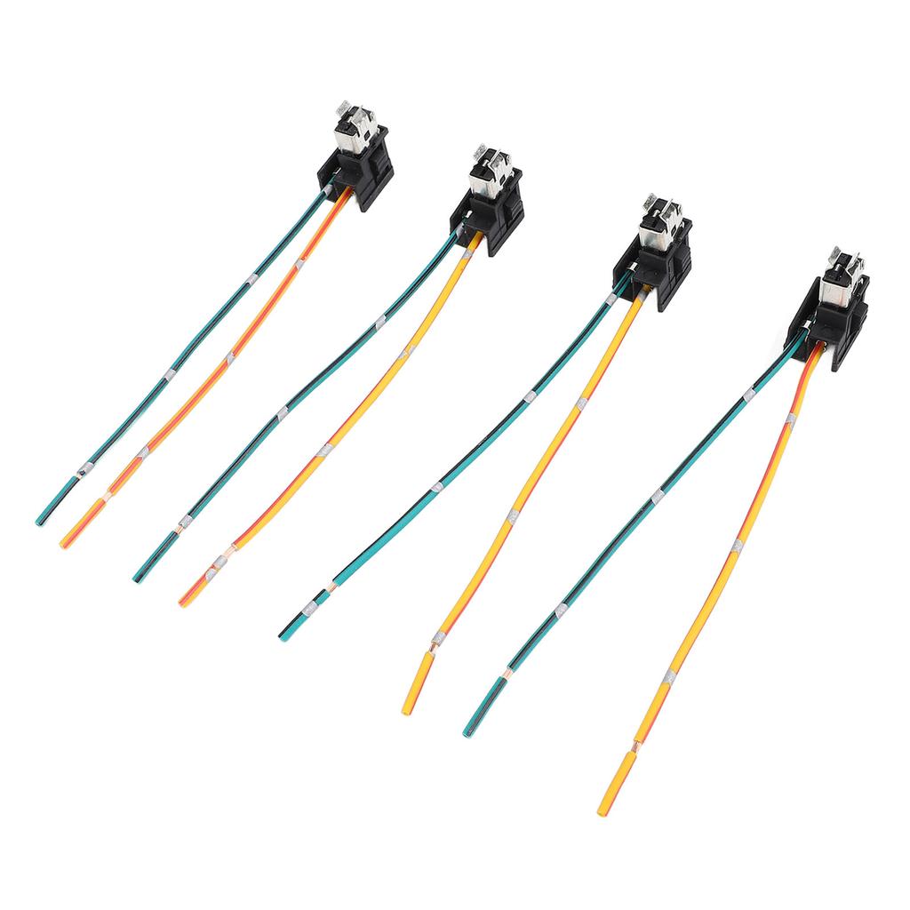 4 STÜCKE Scheinwerfer-Verkabelungsstecker DC12 bis 24V Scheinwerfer-Sockelkabelbaum für H1 Buchse