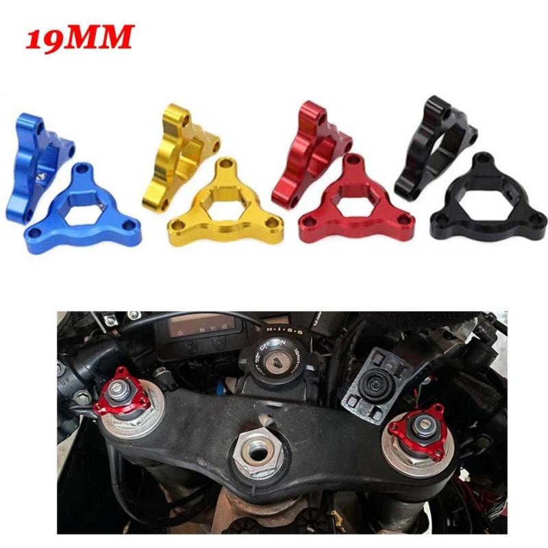 Improved Motorcycle Fork Preload Adjusters For 19MM Diameter Front Shocks Suspension Fork Cap Guard Cover