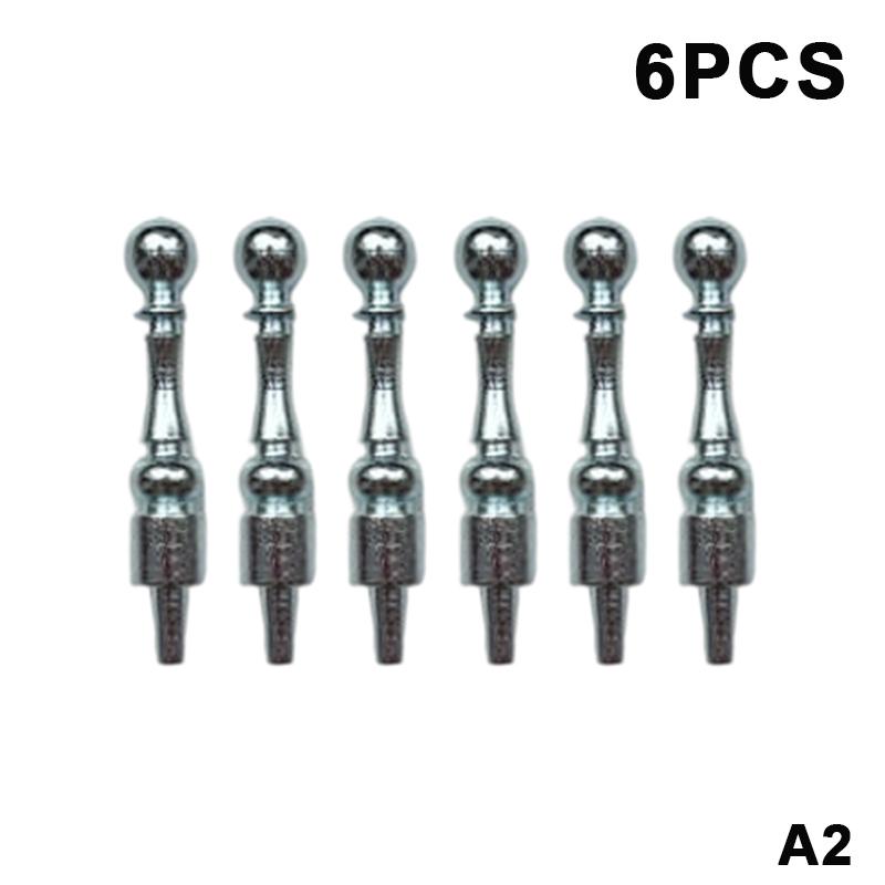 

6Pcs Cribbage Pegs Luxury Glossy Finished Game Pins For 1/8 Inch Hole Board, Replacement Pegs For Cribbage A2