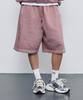 Empebeu Raw Edge Pigment Bermuda Shorts Pink