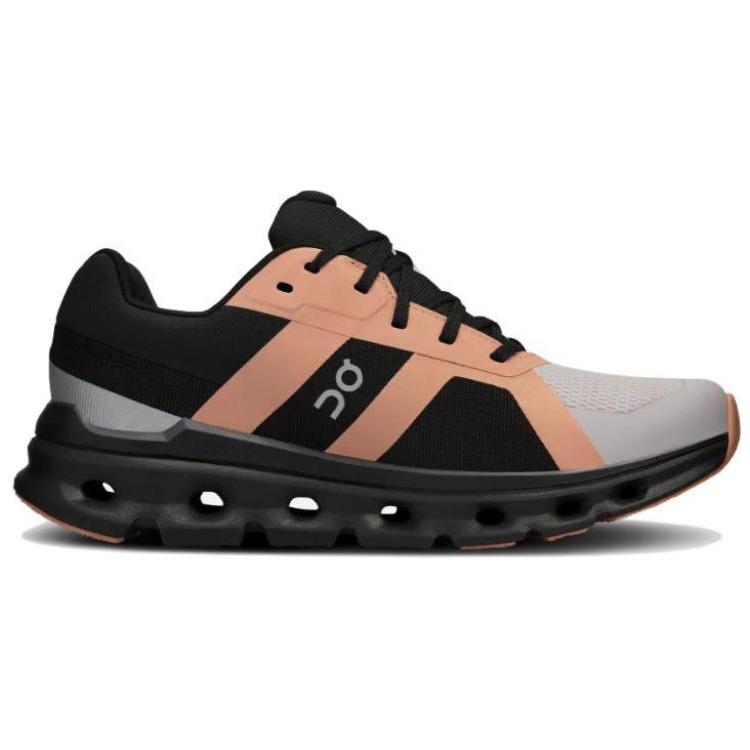 On Cloudrunner Cushioning Slip Resistant Abrasion Resistant Waterproof Low top Running Shoes Women's Black 52.98051