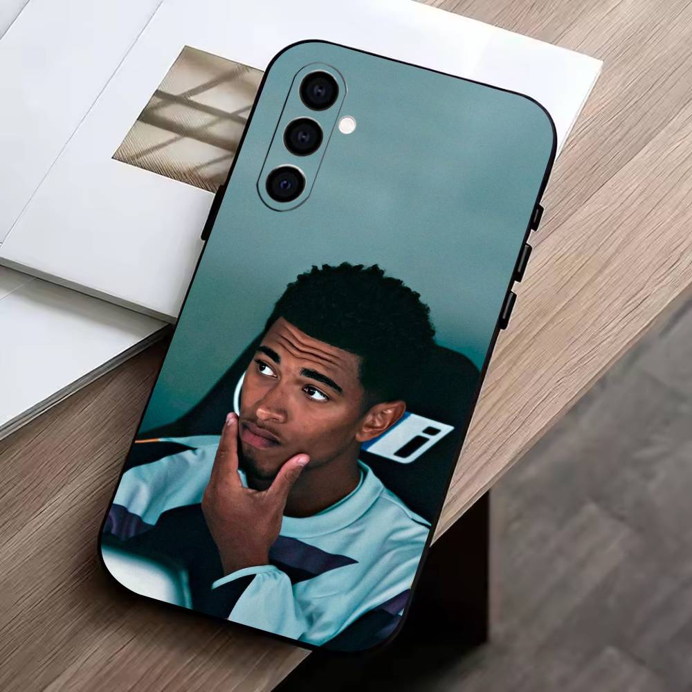 J-Jude J-Bellingham Phone Case For Samsung Galaxy A73,A72,A71,A70,A53,A52,A51,Soft Silicone Black Cover