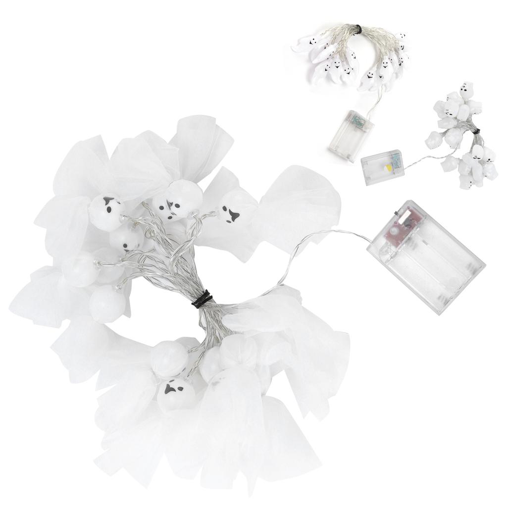 Skeleton Lights Mini Portable Battery Powered Energy Saving LED Lights Halloween Skull Lights