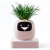 Smart Flower Pot AI Adorable Intelligent Smart Planter Robot with Expression Clock Sensors for Indoor Desk Decoration