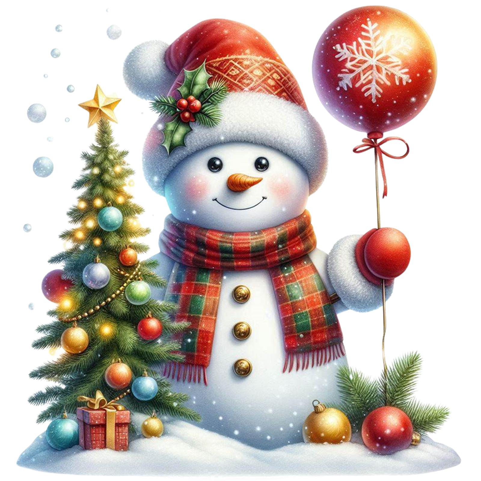 

Christmas DIY 5D Round Drill Diamond Art Diamond Painting Diamond Dots Paintings Picture Arts Craft 15.75 X15.75 in