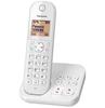 Panasonic KX-TGC420FRW Cordless Phone, Digital Answering Machine, Hands-Free, Caller ID, Call Blocking, Eco Plus, LCD, White