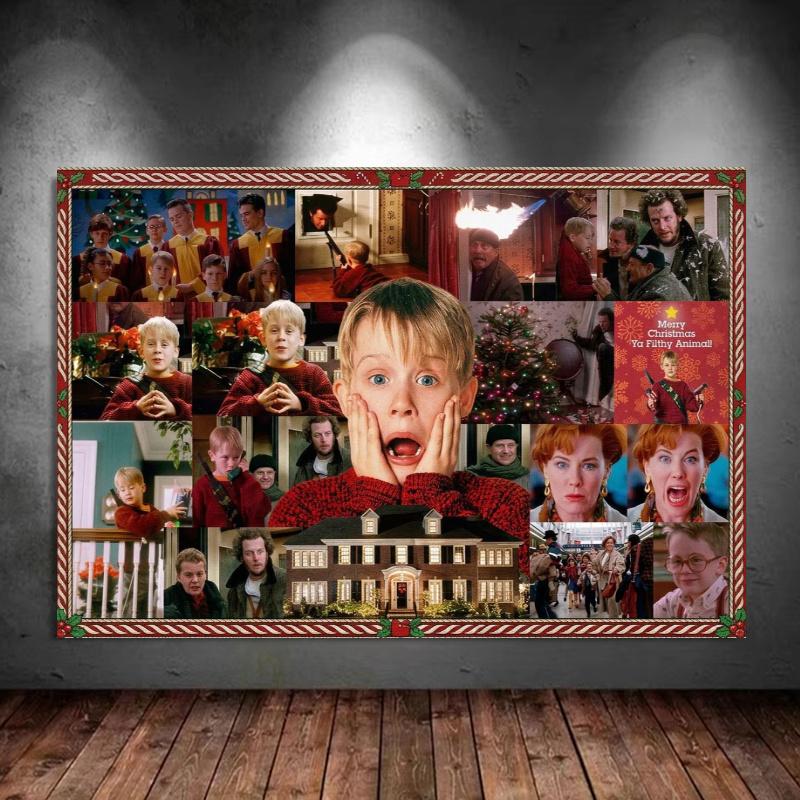 Home Alone Christmas 100% Round Full Drill 5D DIY Diamond Painting Embroidery Cross Stitch Rhinestone Décor