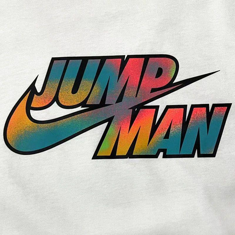 Nike Gradient Brand Logo Print Crew Neck Sweatshirt Unisex Tops White DQ7365-133