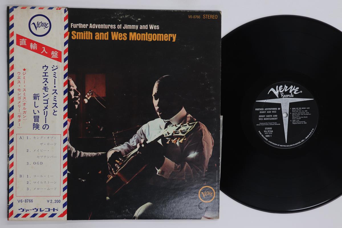 

LP Record JIMMY SMITH WES MONTGOMERY Further Adventures Of Jimmy Smith V68766 VERVE 1969 US Obi Jazz Used