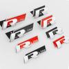 Ear1 for Volkswagen VW Golf R Rline Tiguan Touareg Polo GTI Passat Scirocco 3D Metal Trunk Badge Modification New Body Sticker