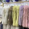 Real Raccoon Fur Braided Jacket Short Length 40cm Double-sided Encryption Slim Young Winter Tops Women's Coat