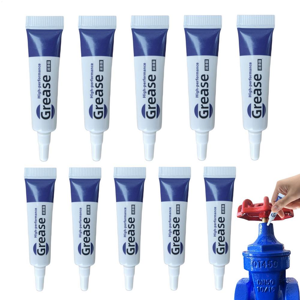 10PCS Waterproof Food Grade Silicone Lubricant Grease Equipment Car Gear Valves Chain Repair Maintenance Lithium Grease Tools