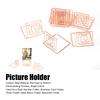 10Pcs Silver/ Rose Gold/ Gold Table Number Holders Metal Material Picture Holder  Wedding Event