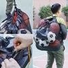 Mesh Socce Ball Bag Large Sports Ball Bag Secure Side Pocket for Holding Basketball Volleyball Baseball for  Adults Kids