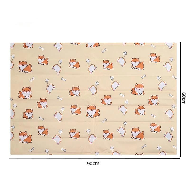 Reusable Pet Cooling Mat Waterproof Gel Pad For Dogs And Cats Summer Non Toxic Cool Bed Mat