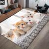 Cute Cat Soft Carpet Living Room Sofa Rug Home Decor Bedroom Bedside Mat Kitchen Dining Table Floor Cover Non Slip