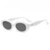 Retro small frame sunglasses personalized oval frame sunglasses street shot thin high-end sunglasses