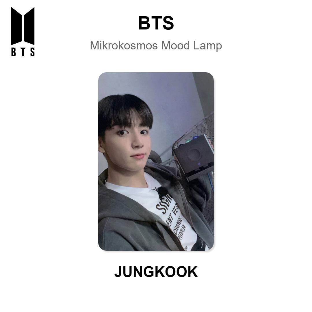 BTS JUNGKOOK Mikrokosmos Mood Lamp Official Photocard JUNGKOOK