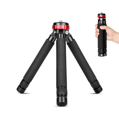 Koolehaoda Mini Tripod Tabletop Camera Tripod Aluminum Alloy Design Portable Travel Tripod and Screw Load Capacity Suitable for SLR Mirrorless Sports