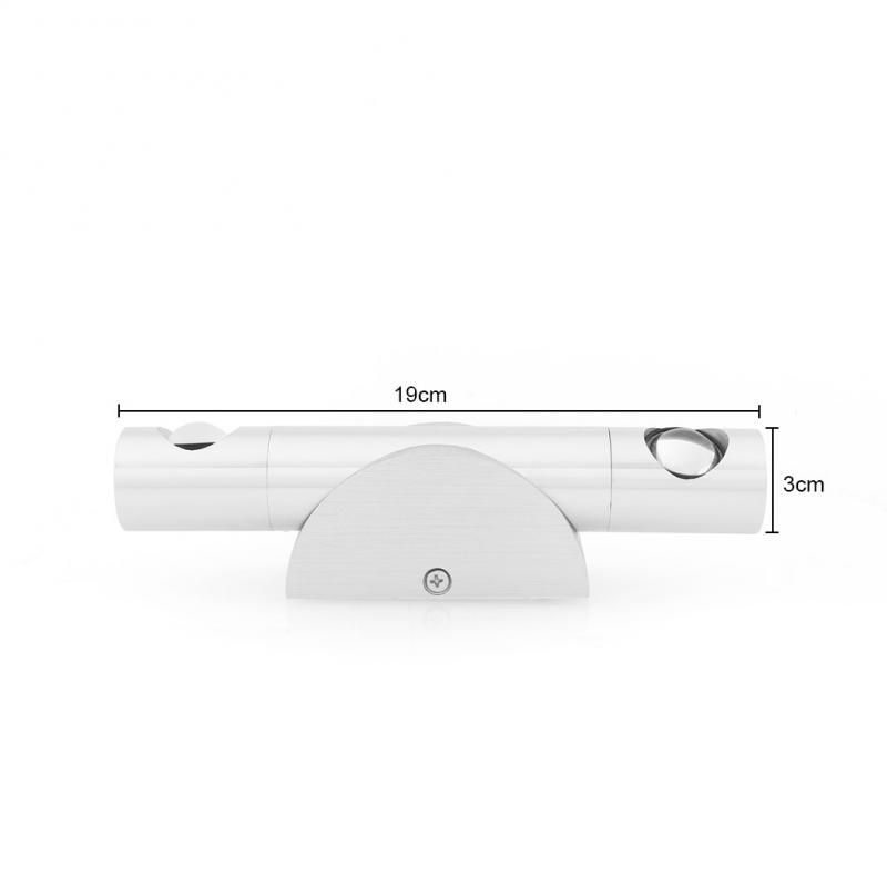 

Світлодіодна настінна лампа Обертання на 360 градусів Настінне освітлення 6 Вт Світлодіодна подвійна головна лампа Живий фон Спальня Приліжкові світильники Сходи в проході білий