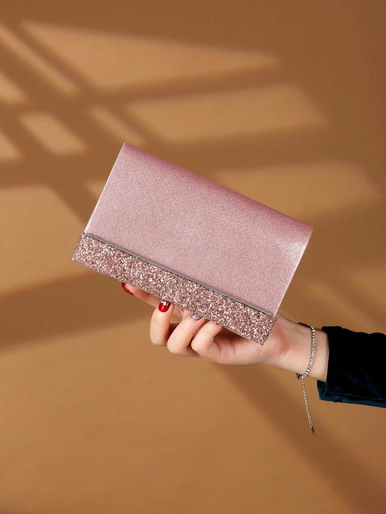 Trendy Evening Bag For Party Wedding Banquet Gift Women Chain  Crossbody Shoulder Bags Glitter Rhinestone Clutch Envelope Bags