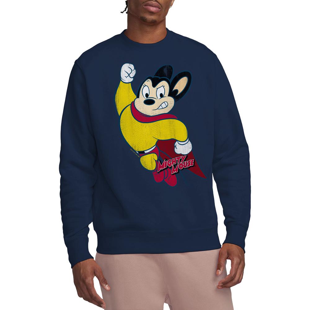 Mighty Mouse Unisex Adult Classic Hero Sweatshirt