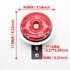 LVEE Liwei DL126 12V Horn for Harley Motorcycle, Electric Vehicle, ATV, Tricycle