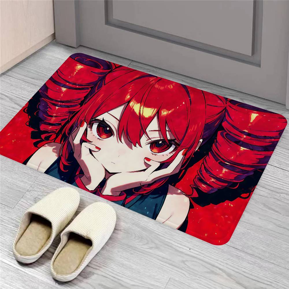 Vocaloid K-Kasane T-Teto Floor Mat INS Style Soft Bedroom Floor House Laundry Room Mat Anti-skid Household Carpets