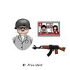 Barneleker Army Soldiers Detektiv Tegneseriefigurer Monteringsmodell Bursdagsgaver