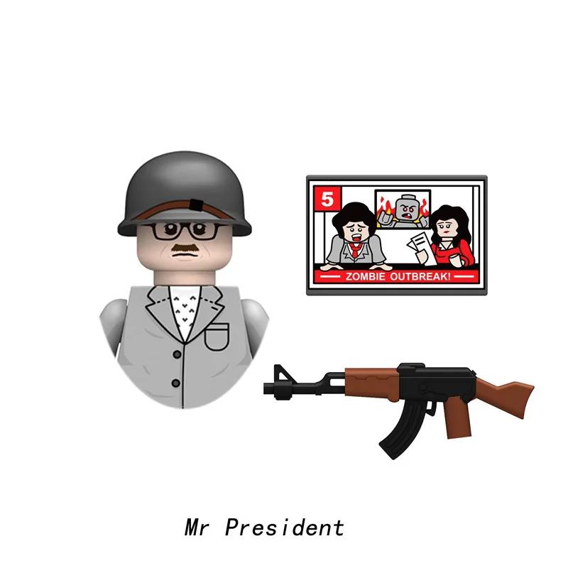 Barneleker Army Soldiers Detektiv Tegneseriefigurer Monteringsmodell Bursdagsgaver