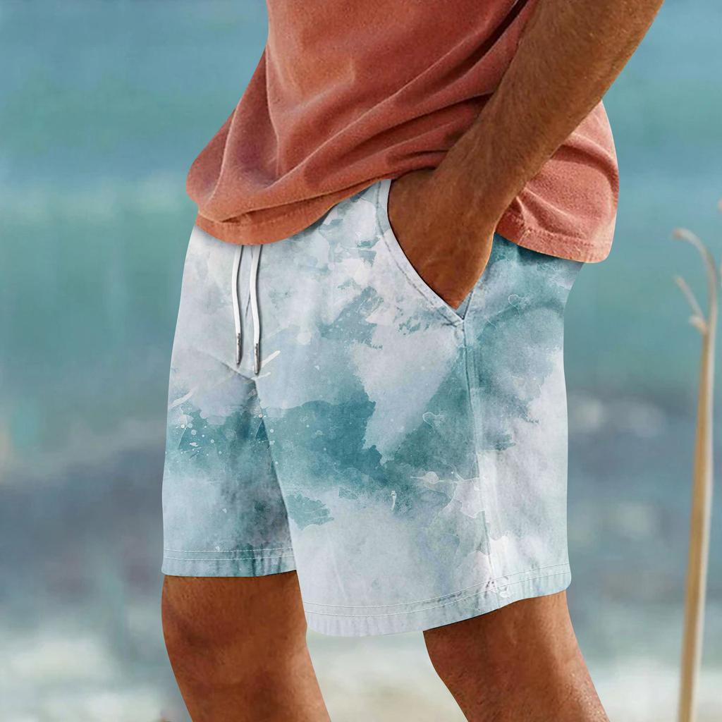 Pánské sportovní bavlněné plátno Ležérní volné šortky Ležérní Kapesní Jogging šortky Kalhoty