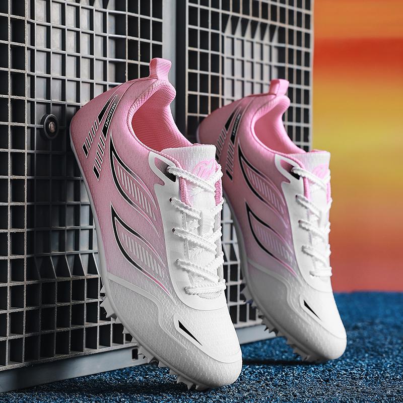 New Comfortable and Soft Mens Womens Track Field Shoes Outdoor Wear-resistant Running Shoes Supportive and Stable Sports Shoes