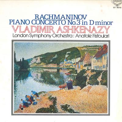 LP-skiva VLADIMIR ASHKENAZY, ANATOLE FISTOUL - Rachmaninov: Pianokonsert nr. 3 I GT9078 LONDON 1973 Japan Klassisk Begagnad