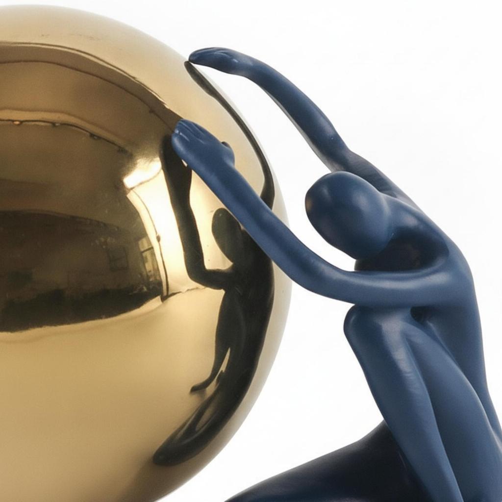 Abstract Sculpture Contemporary Modern Art Ornament Sleek for Interior Designers