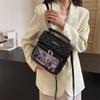 Embroidered Women's Backpack  New Versatile Backpack Single Shoulder Crossbody Bag Casual Transparent