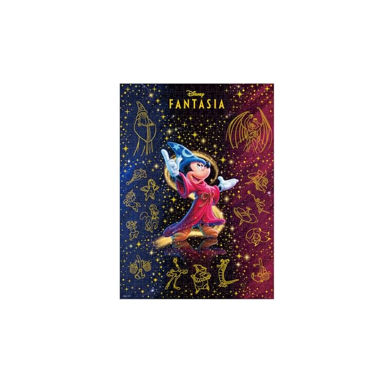 Tenyo (Tenyo) [Made in Japan] 500-Piece Gilding Style Jigsaw Puzzle Disney's Symphony of the Night (Fantasia) (35x49cm) D-500-689, Includes Glue,