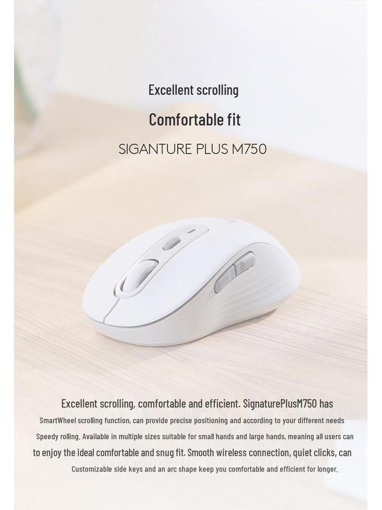 Universal M750 Wireless Silent Mouse: 2.4G Bluetooth, Three-Mode for Home and Office