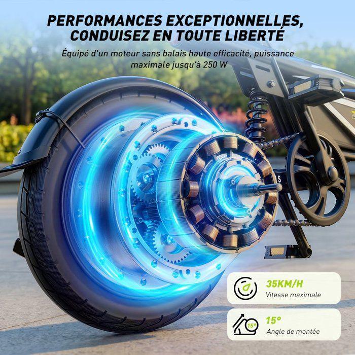 Αναδιπλούμενο ηλεκτρικό ποδήλατο 14'' EB1S-250W-36V12Ah-με θύρα φόρτισης USB-3 ταχύτητες-35 χλμ/ώρα-Αυτονομία 50 χλμ-Με APP-Αστικό