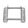 Vessel Side Mount Rod Holder Metal Frame Boat Silver Finish Mounting Bracket
