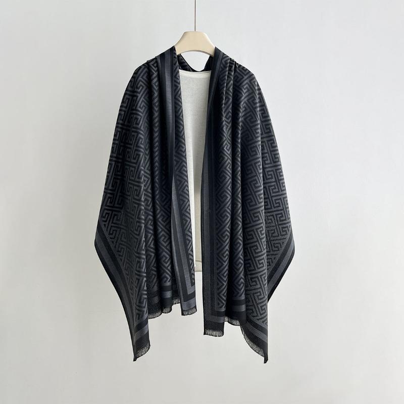Summer Fashion Geometric Print Thin Scarf For Women Air Conditioner Shawl