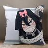 D-Demon S-Slayer Anime Iguro O-Obanai Pillow Case Pillowcase Anti-dustmite Pillow Invisible Zipper Silky Short Plush Sofa Cushio