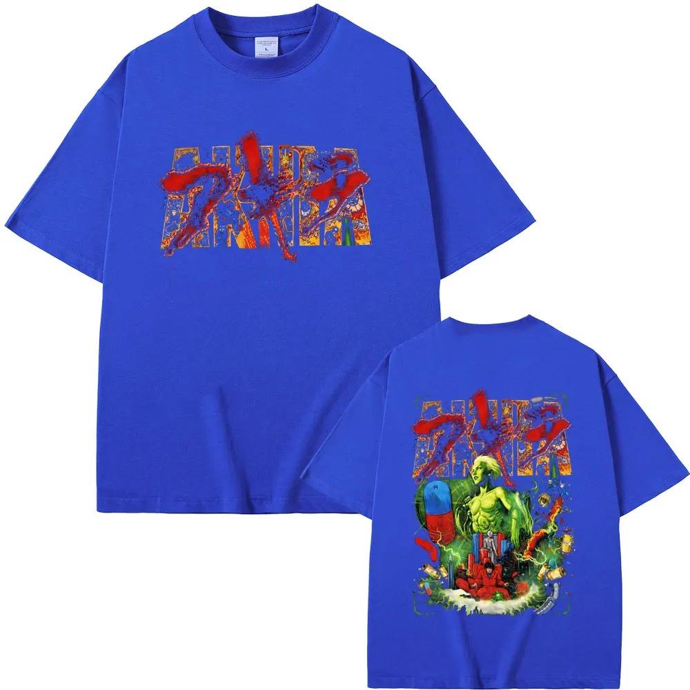 Japan Anime Akira T Shirt Japanese Science Fiction Cartoon Movie Shotaro Kaneda Tshirt Unisex Women Unisexga Retro Ocollar Tshirts